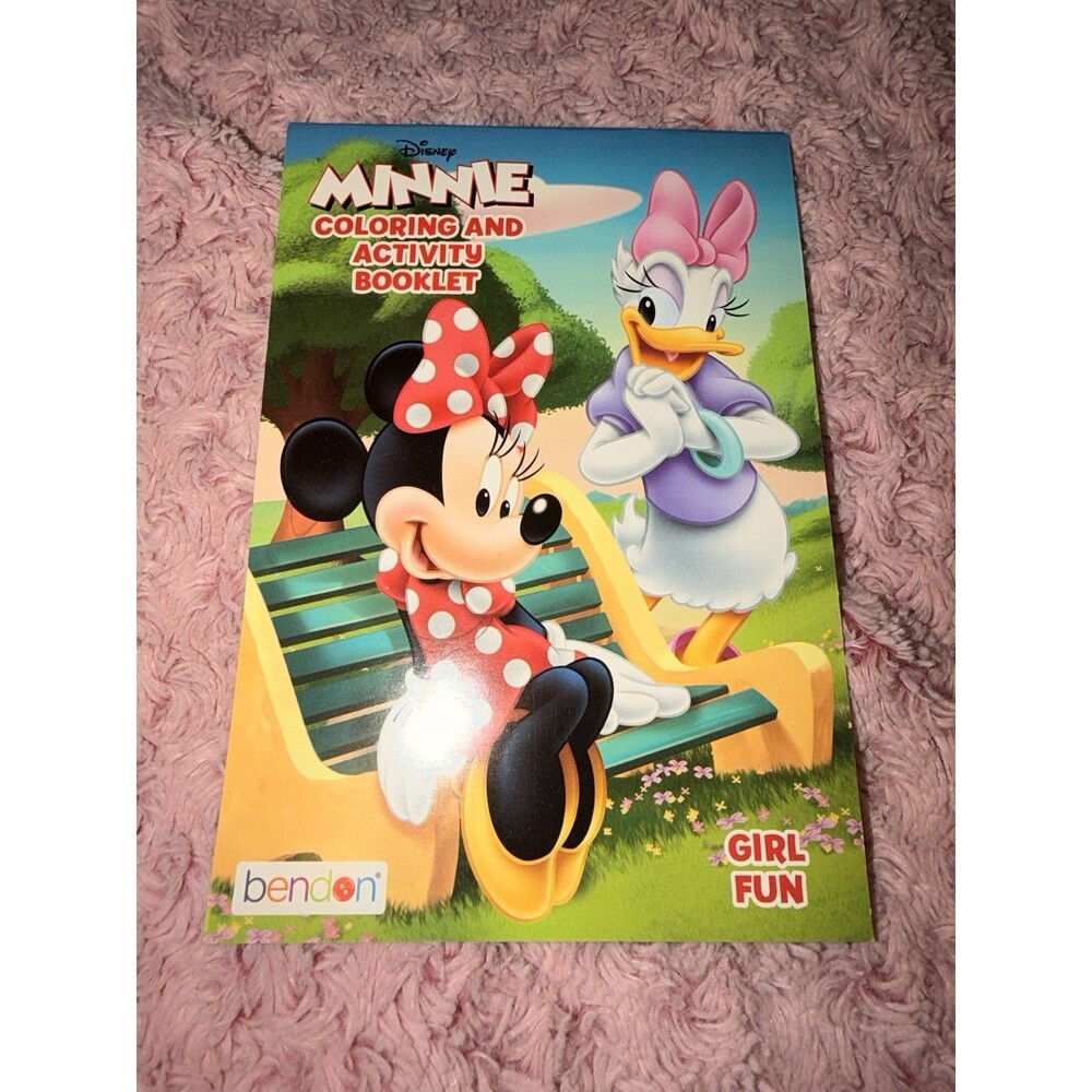 Minnie Mouse coloring & Activity book Mickey Donald Daisy Duck Color Travel Fun